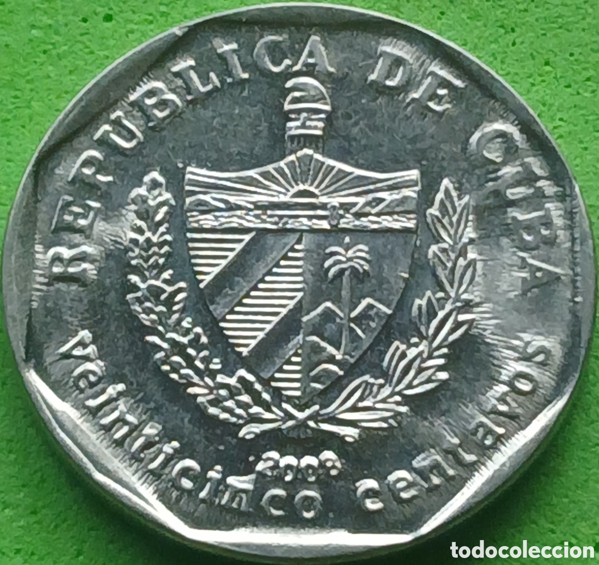 Monedas antiguas de Am&eacute;rica: Cuba 25 centavos 2008 km#577 - Foto 2