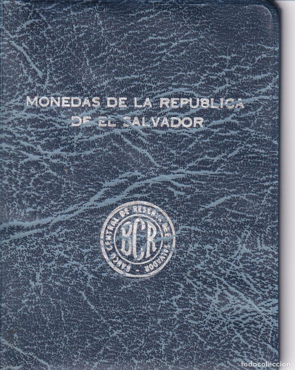Alte M&uuml;nzen aus Amerika: CARTERA DE EL SALVADOR CON 7 MONEDAS DE LOS A&Ntilde;OS 1970 A 1975