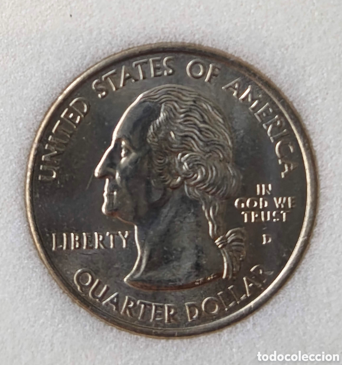 Monedas antiguas de Am&eacute;rica: EEUU. 2000. 25 centavos. Massachusetts - Foto 3