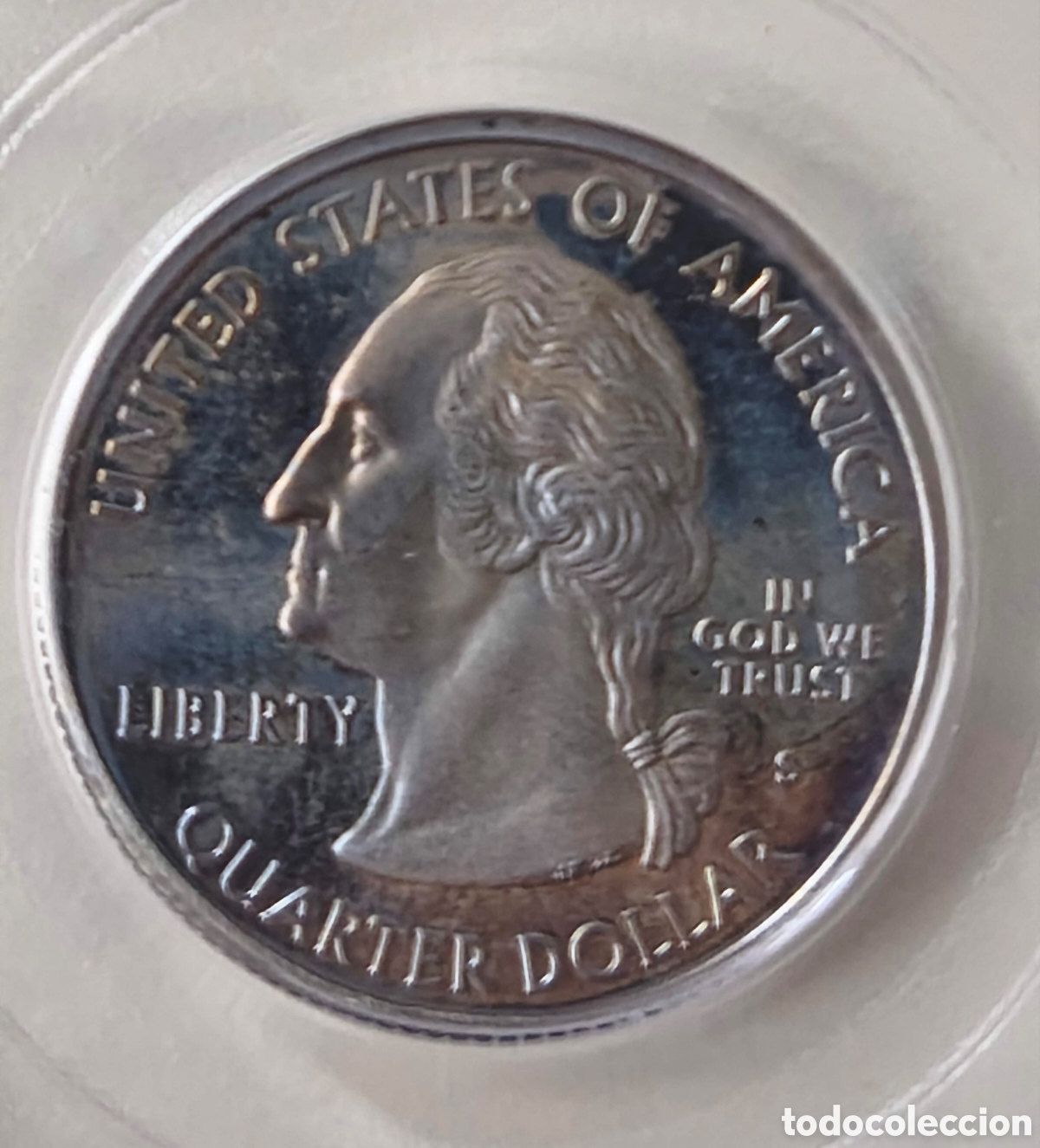 Monedas antiguas de Am&eacute;rica: EEUU.2003. 25 centavos. Arkansas - Foto 4