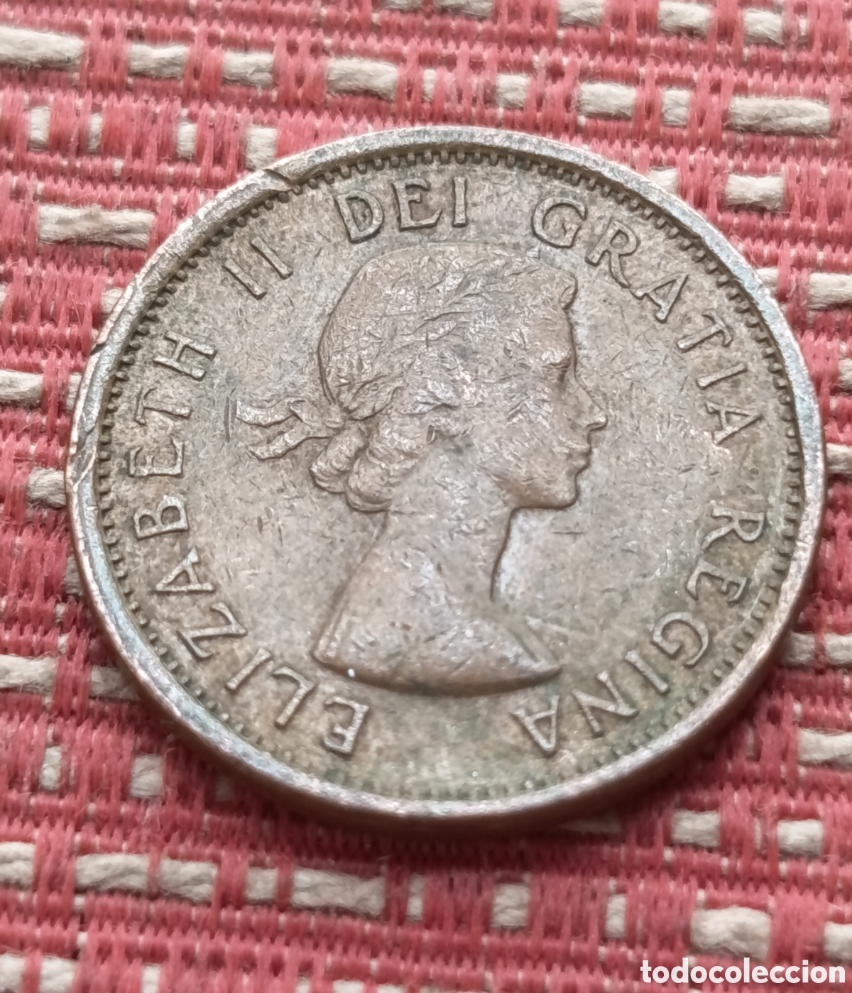 Monedas antiguas de Am&eacute;rica: Canad&aacute; 1 Cent 1963 Am&eacute;rica