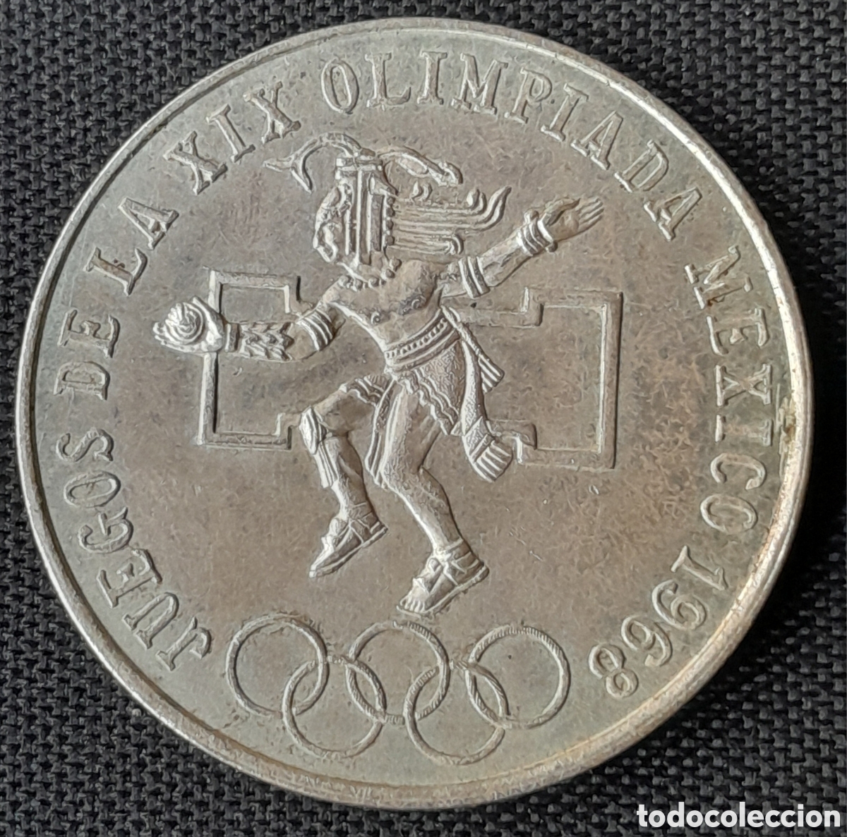 Monedas antiguas de Am&eacute;rica: Mexico , 25 pesos 1968 JJOO, moneda Plata