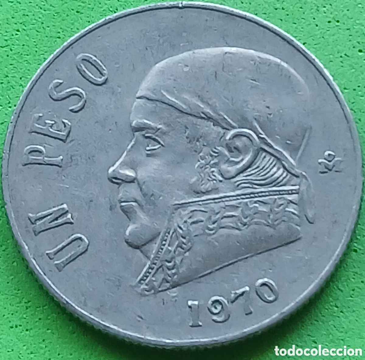 Monedas antiguas de Am&eacute;rica: M&eacute;xico un peso 1970 km#460