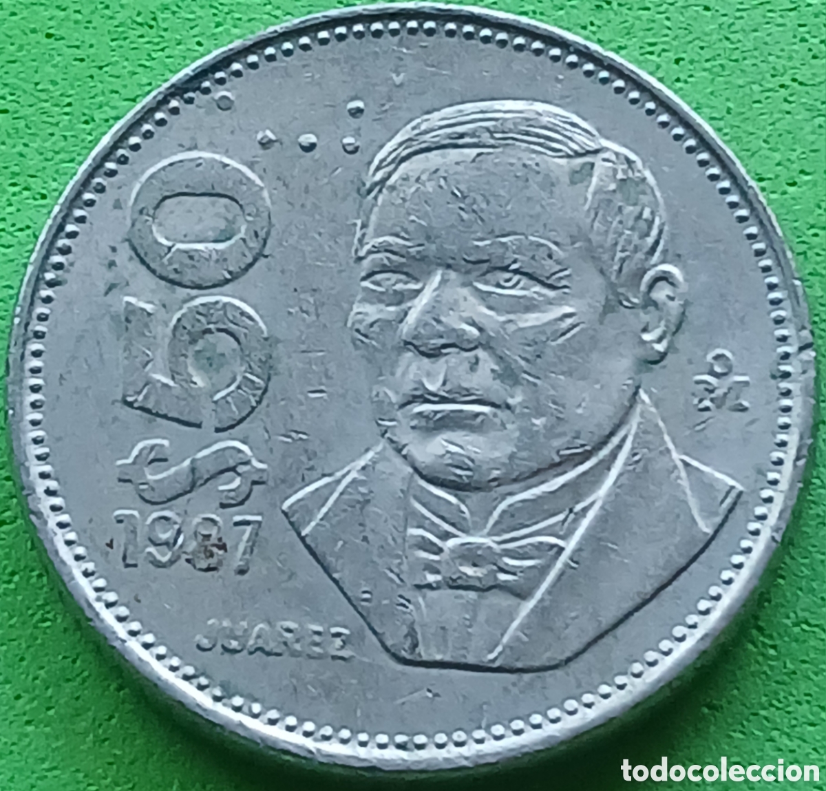 Monedas antiguas de Am&eacute;rica: M&eacute;xico 50 pesos 1987 km#495