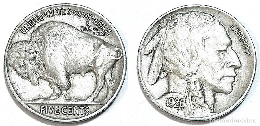 Monete antiche di America: ESTADOS UNIDOS - 5 CENTAVOS - 1926 - NIQUEL - E.B.C.