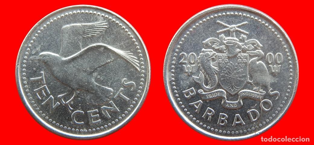 Monedas antiguas de Am&eacute;rica: 10 CENTAVOS 2000 BARBADOS-155222 - Foto 1