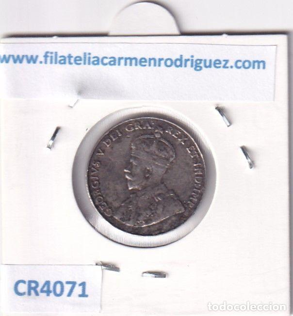 Monedas antiguas de Am&eacute;rica: CR4071 MONEDA CANADA 5 CENTIMOS 1934 - Foto 2