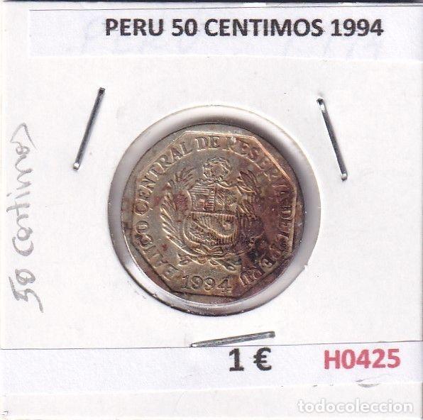 Monedas antiguas de Am&eacute;rica: H0425 MONEDA PERU 50 CENTIMOS 1994 - Foto 1