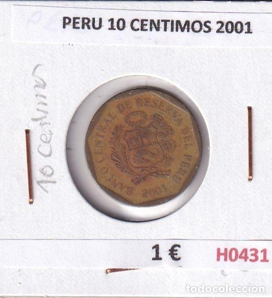 Monedas antiguas de Am&eacute;rica: H0431 MONEDA PERU 10 CENTIMOS 2001 - Foto 1