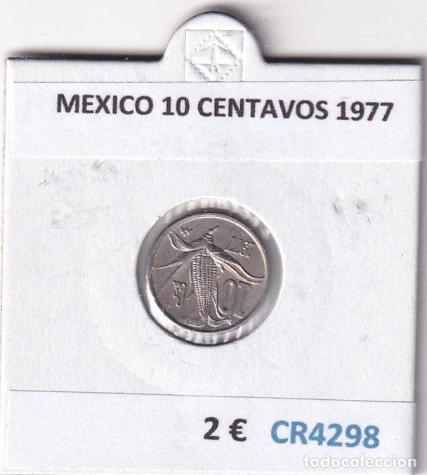 Monete antiche di America: CR4298 MONEDA MEXICO 10 CENTAVOS 1977