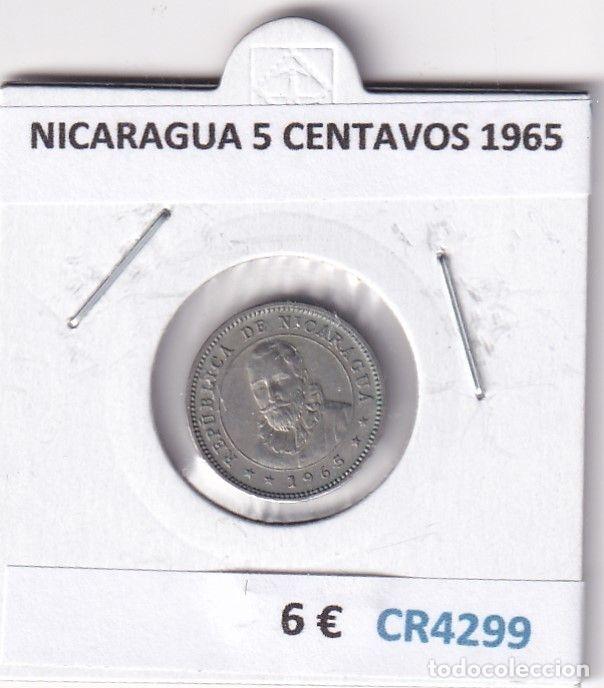 Monete antiche di America: CR4299 MONEDA NICARAGUA 5 CENTAVOS 1965