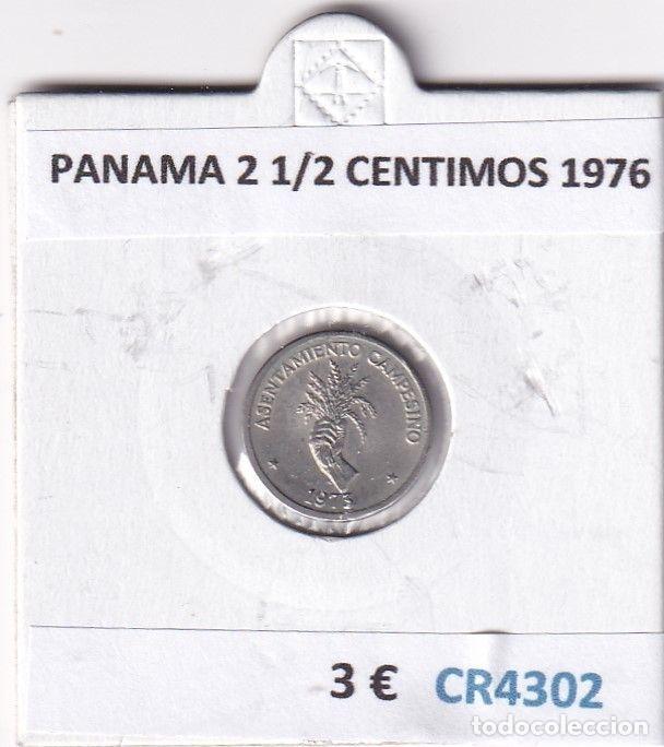 Monete antiche di America: CR4302 MONEDA PANAMA 2 1/2 CENTIMOS 1976