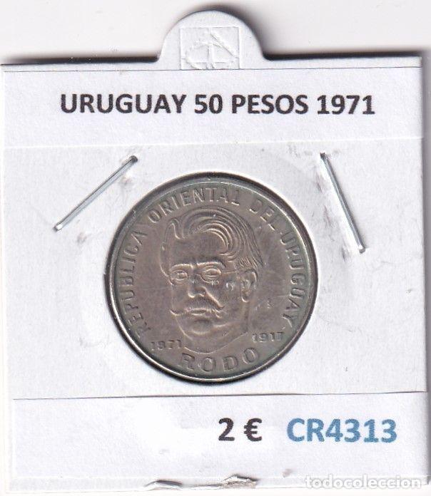 Monete antiche di America: CR4313 MONEDA URUGUAY 50 PESOS 1971