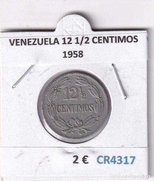 Monete antiche di America: CR4317 MONEDA VENEZUELA 12 1/2 CENTIMOS 1958