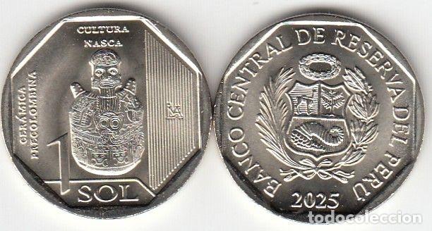 Monedas antiguas de Am&eacute;rica: CR4792 MONEDA PERU 1 SOL 2025 SIN CIRCULAR - Foto 1