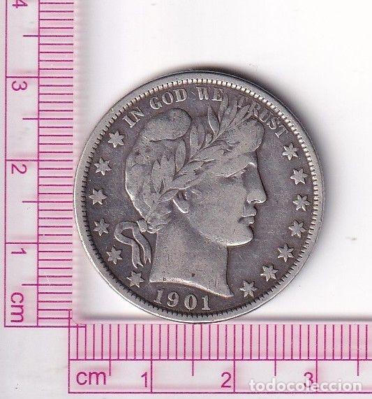 Old Coins of America: CR4883 MONEDA EEUU 1/2 D&Oacute;LAR 1901 PLATA