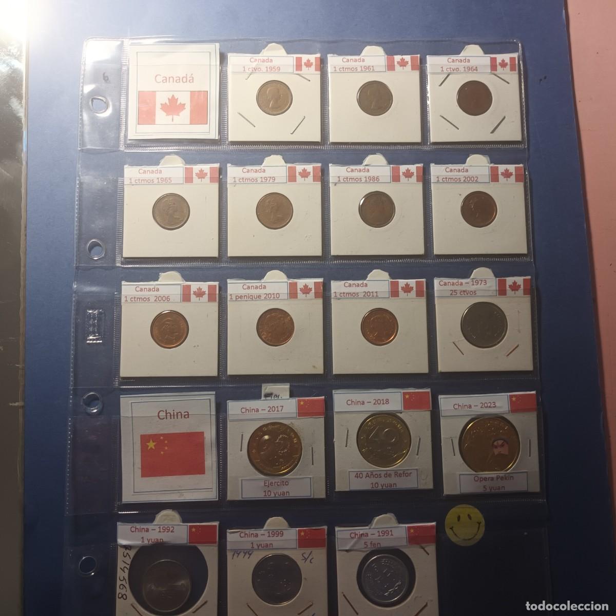 Monnaies anciennes d'Am&eacute;rique: Monedas Canada y China. Lote MI - 46
