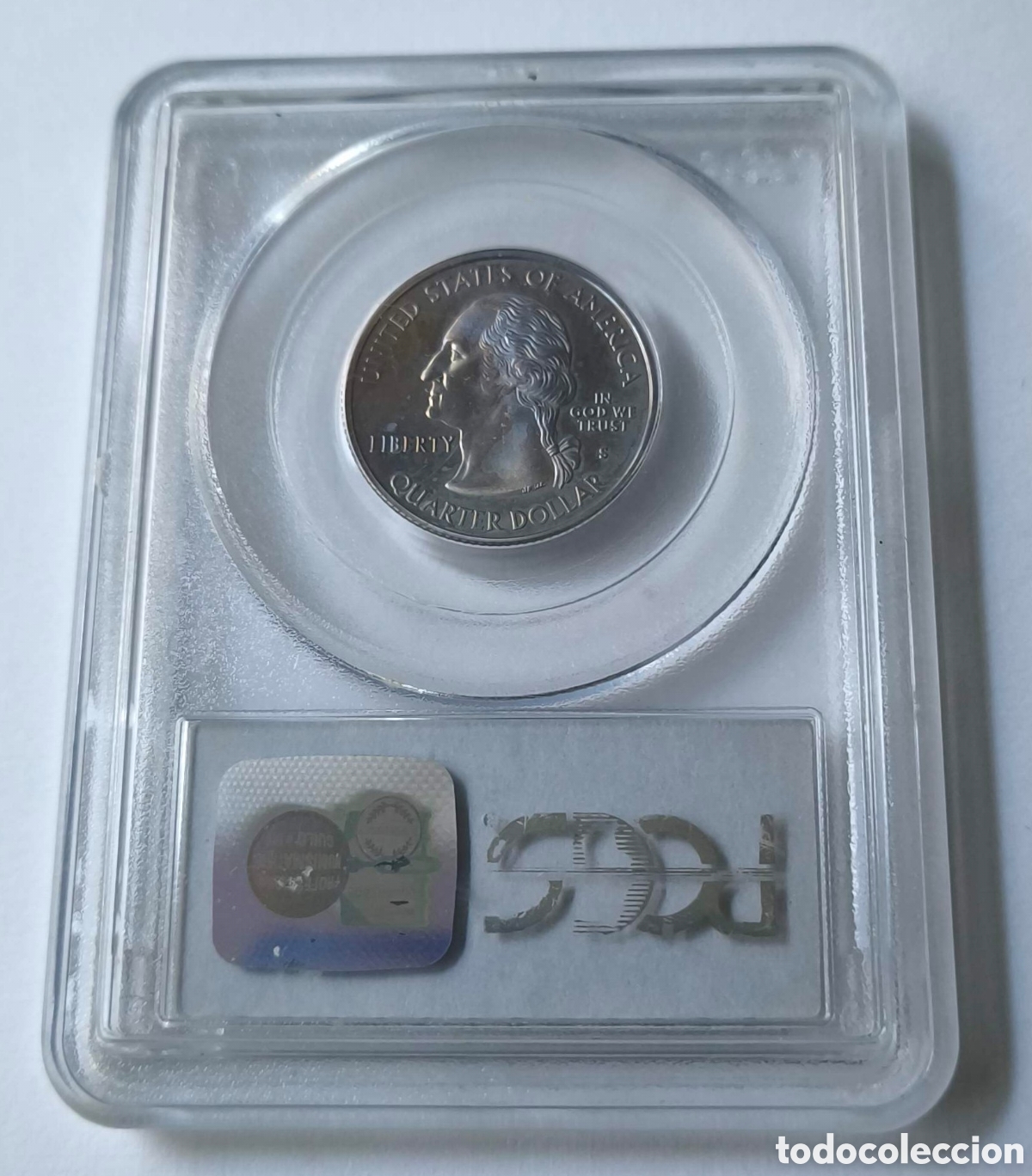Monedas antiguas de Am&eacute;rica: EEUU. 2003. 25 centavos. Illinois - Foto 2