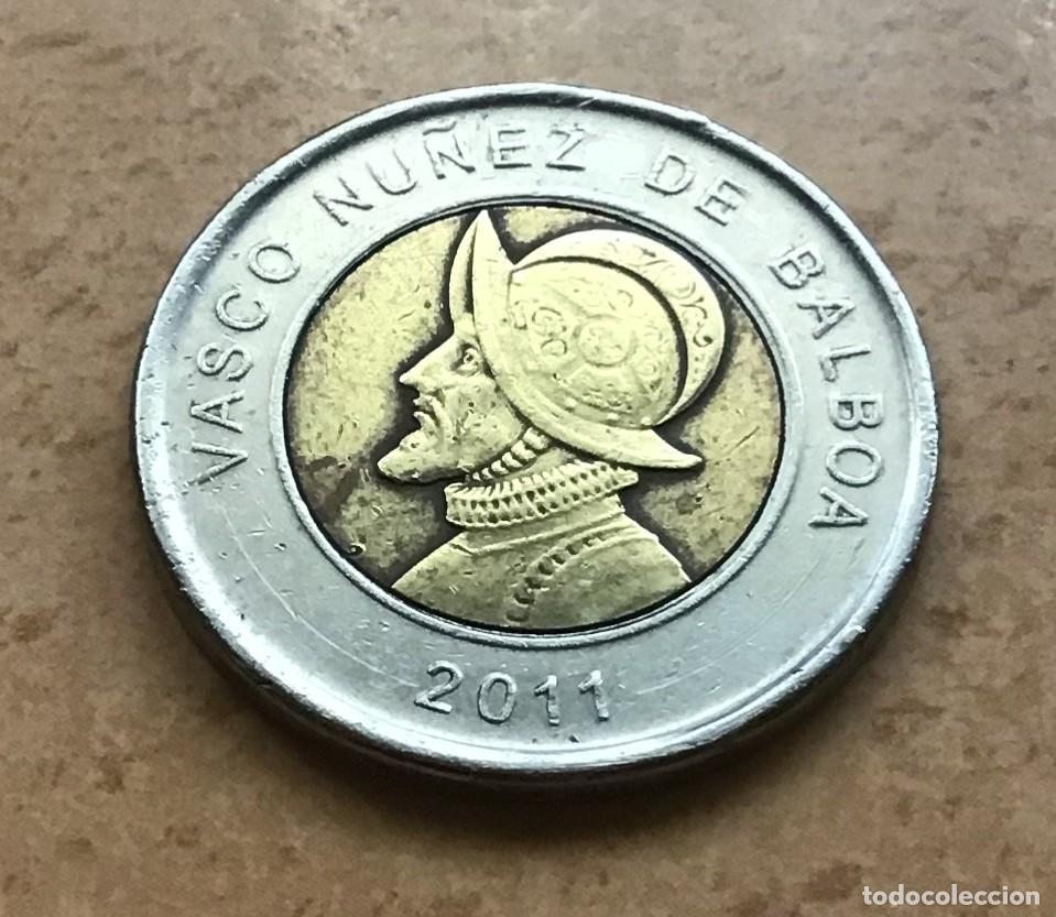 Monedas antiguas de Am&eacute;rica: 1 balboa de Panam&aacute;. A&ntilde;o 2011 - Foto 2