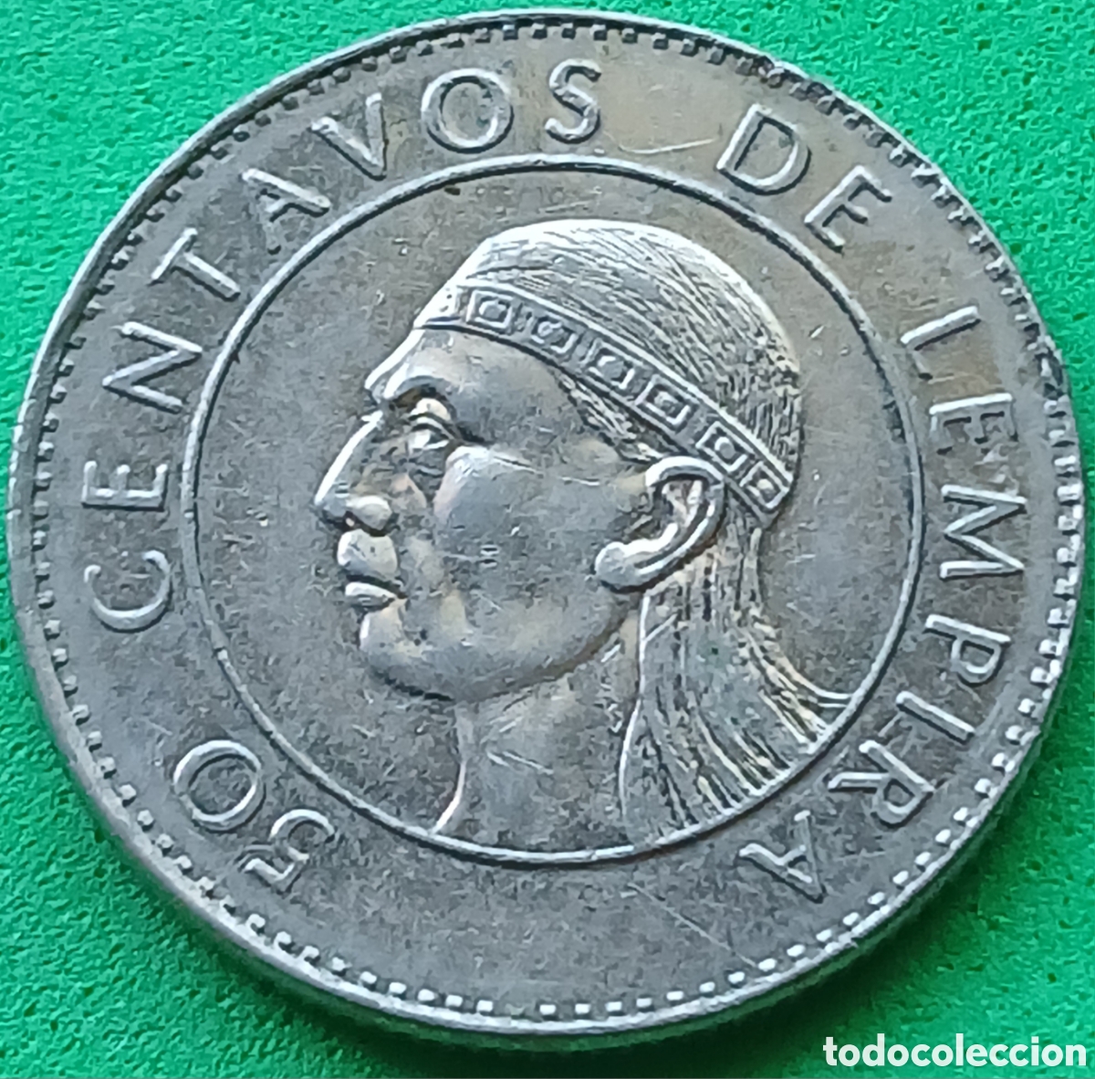 Monedas antiguas de Am&eacute;rica: Honduras 50 centavos 1991 km#84a.1