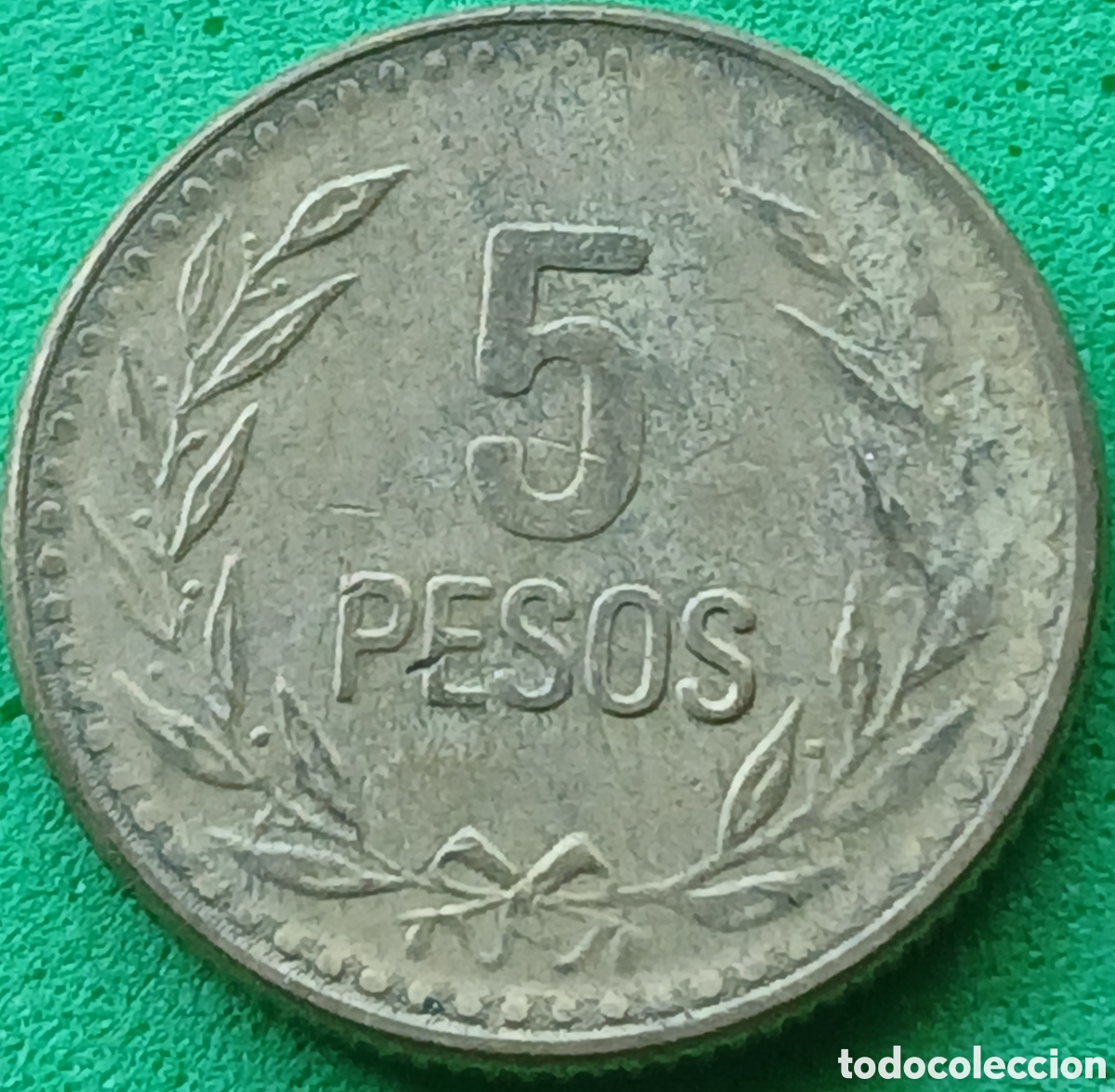 Monedas antiguas de Am&eacute;rica: Colombia 5 pesos 1989 km#280