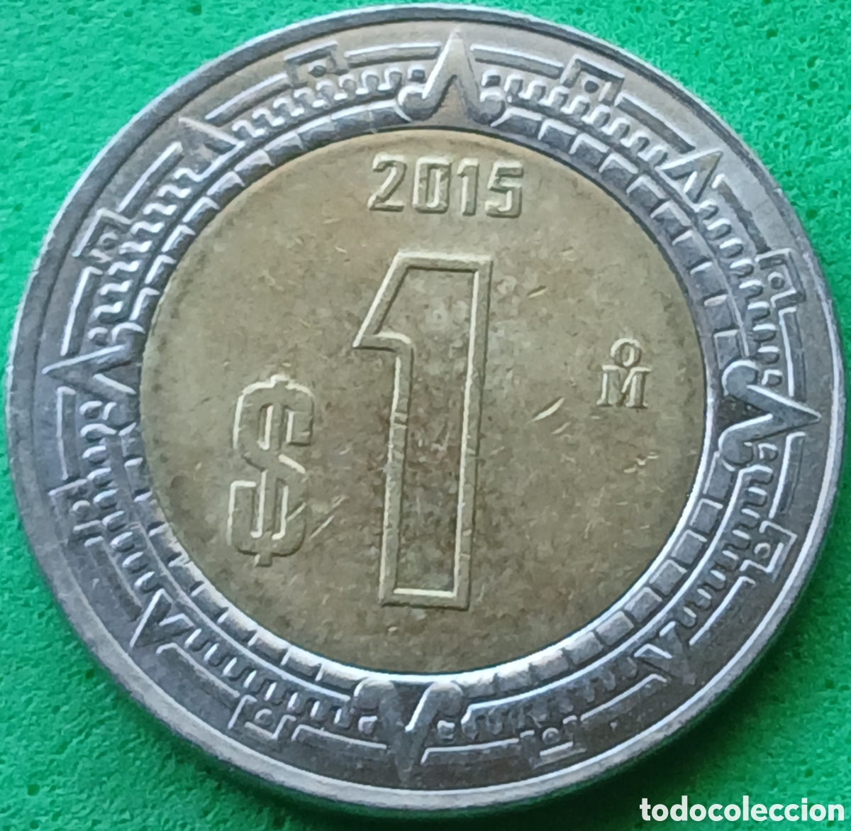 Monedas antiguas de Am&eacute;rica: M&eacute;xico 1 peso 2015 km#603