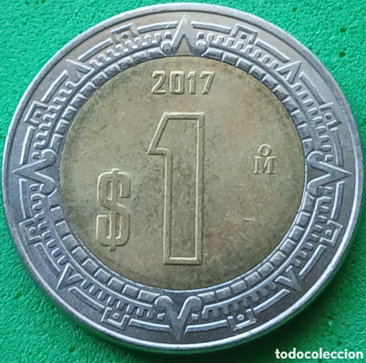 Monedas antiguas de Am&eacute;rica: M&eacute;xico 1 peso 2017 km#603