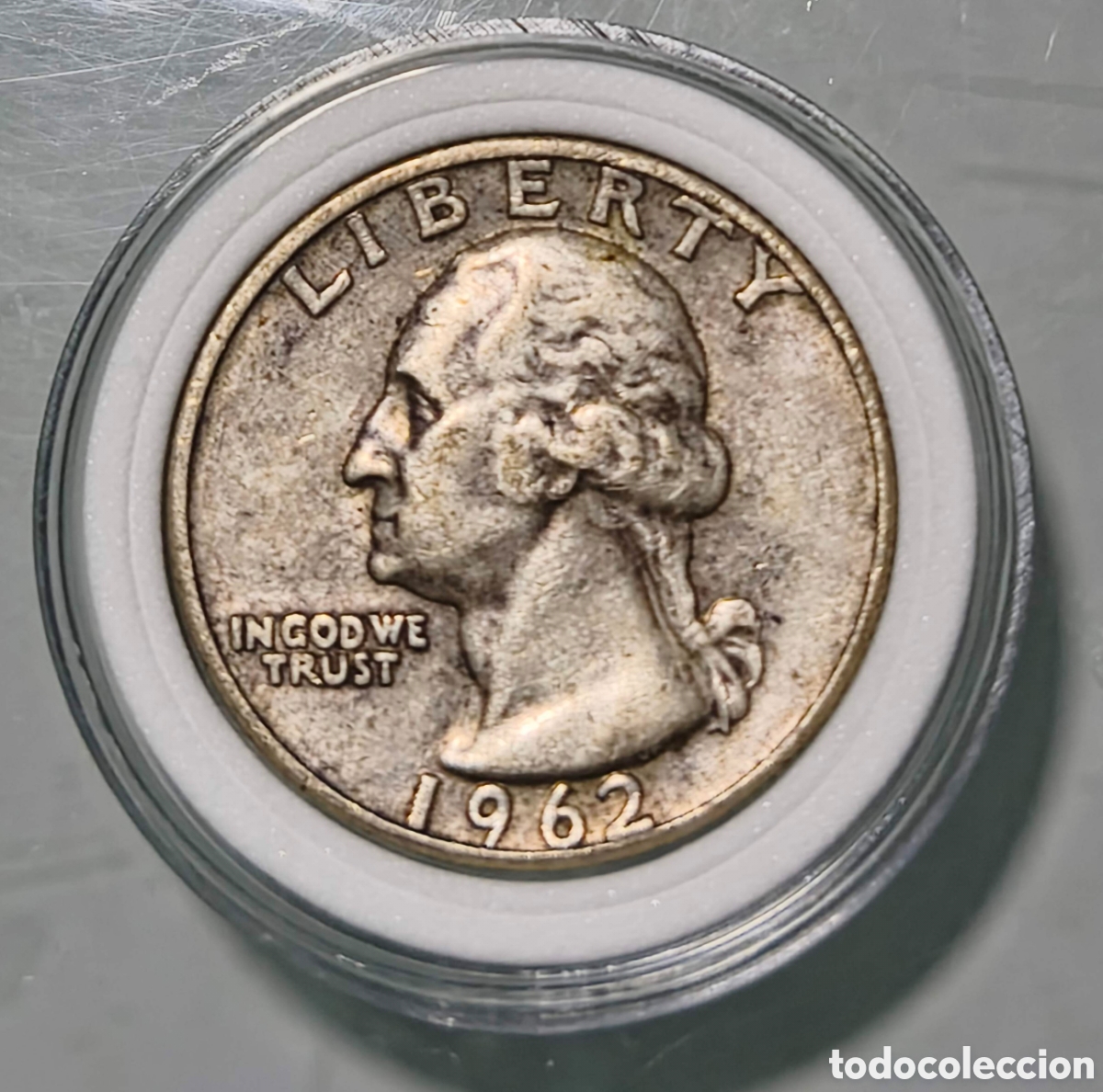 Monedas antiguas de Am&eacute;rica: EEUU. 1962. 25 centavos