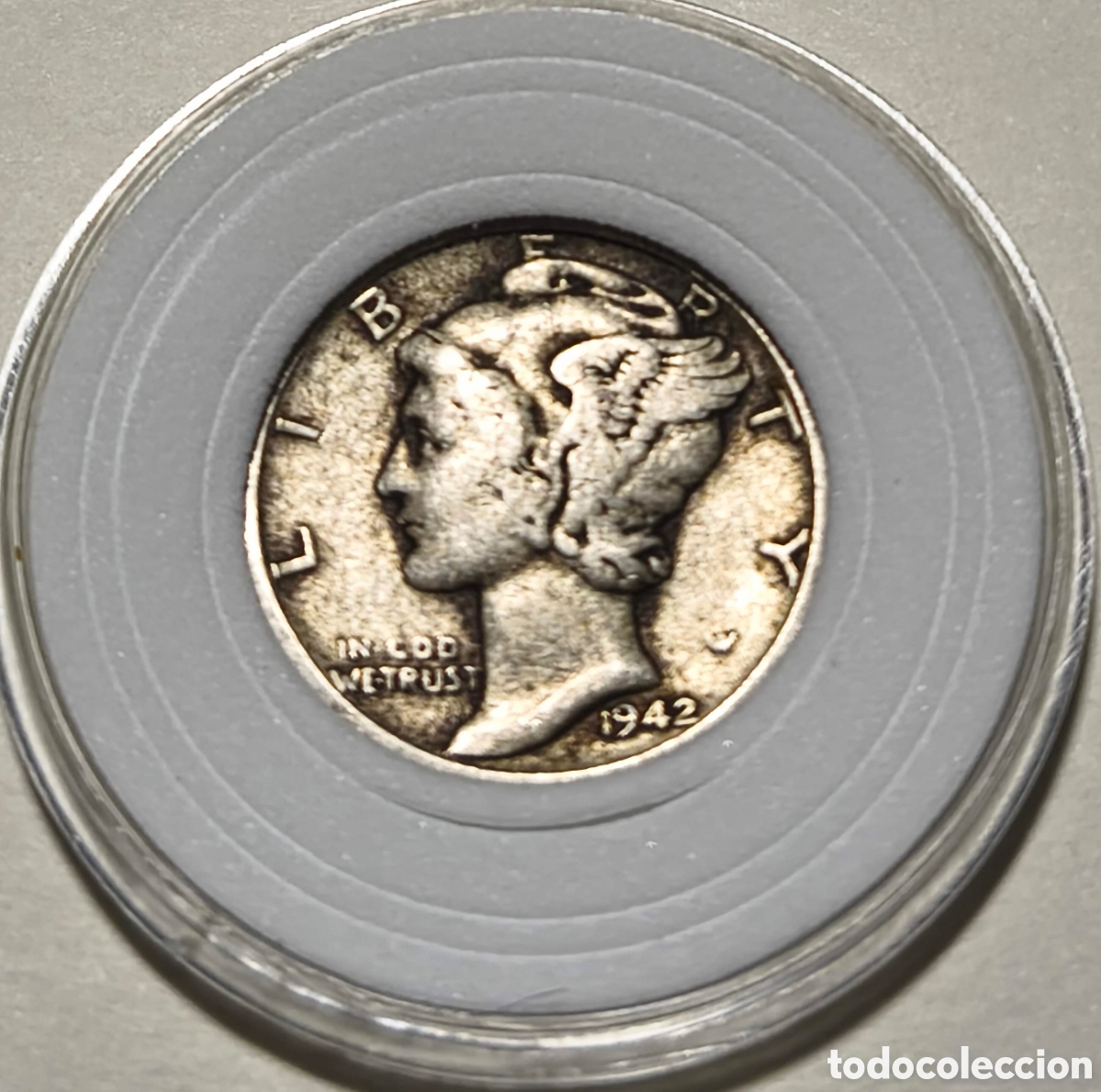 Monedas antiguas de Am&eacute;rica: EEUU. 1942. 1 dime. S