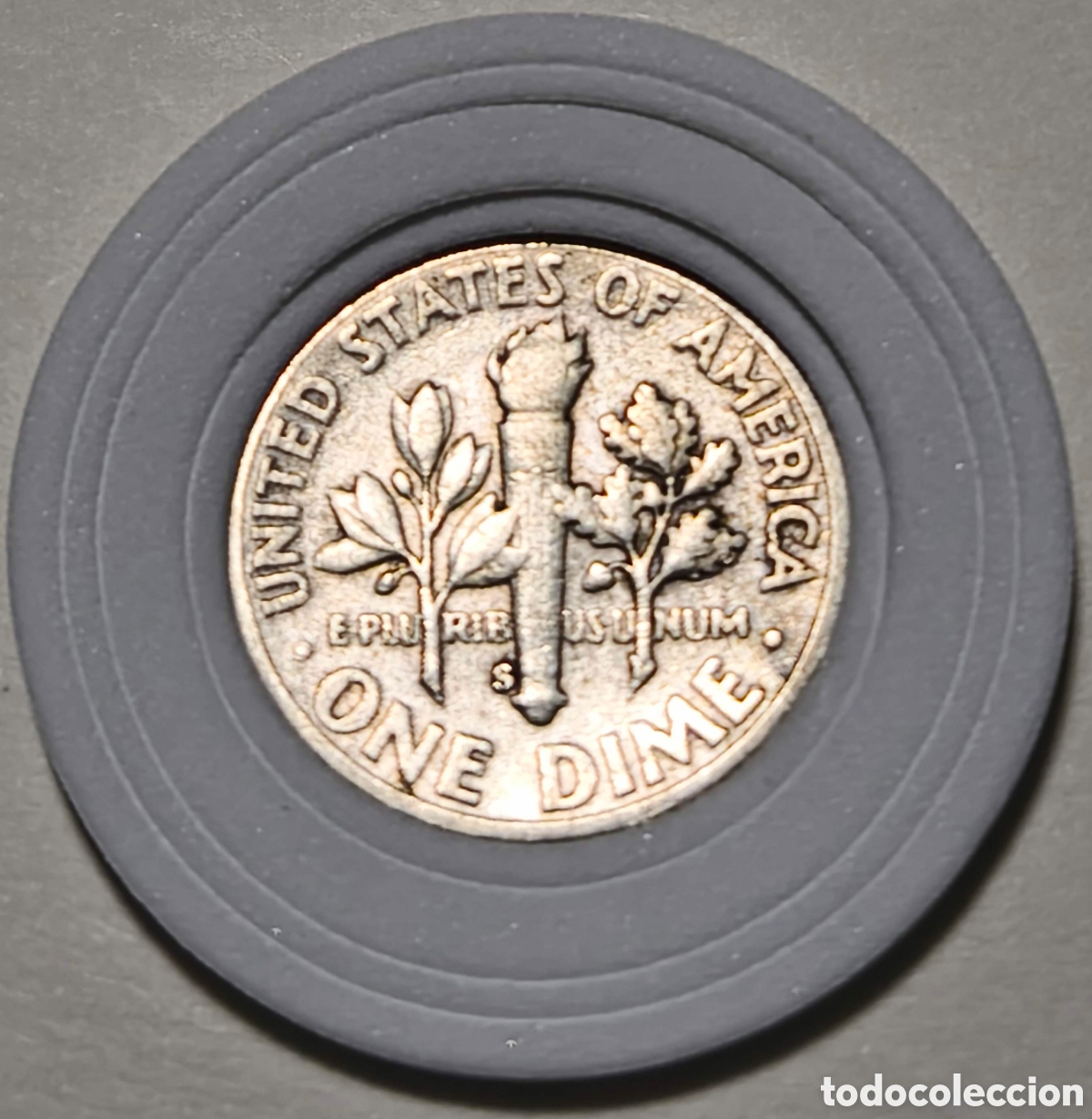 Monedas antiguas de Am&eacute;rica: EEUU. 1954. 1 dime. S - Foto 2