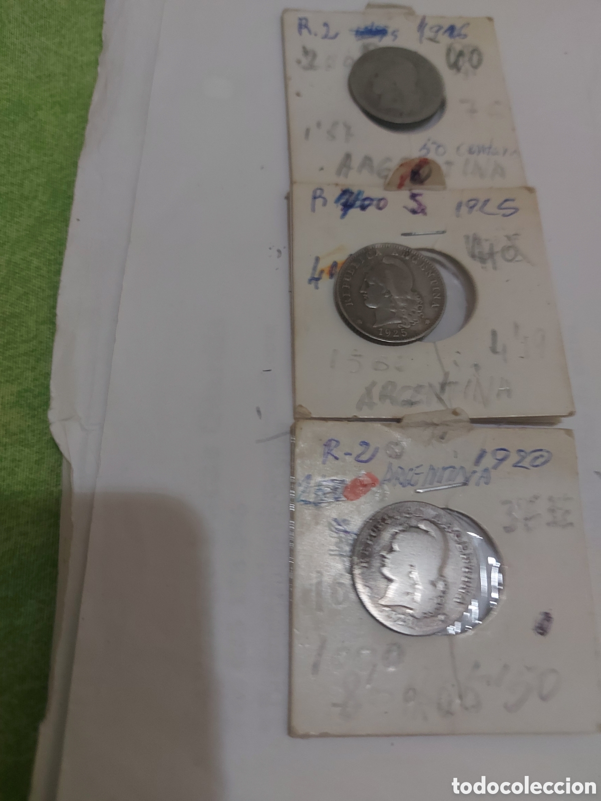 Monedas antiguas de Am&eacute;rica: 3 monedas de Argentina - Foto 2