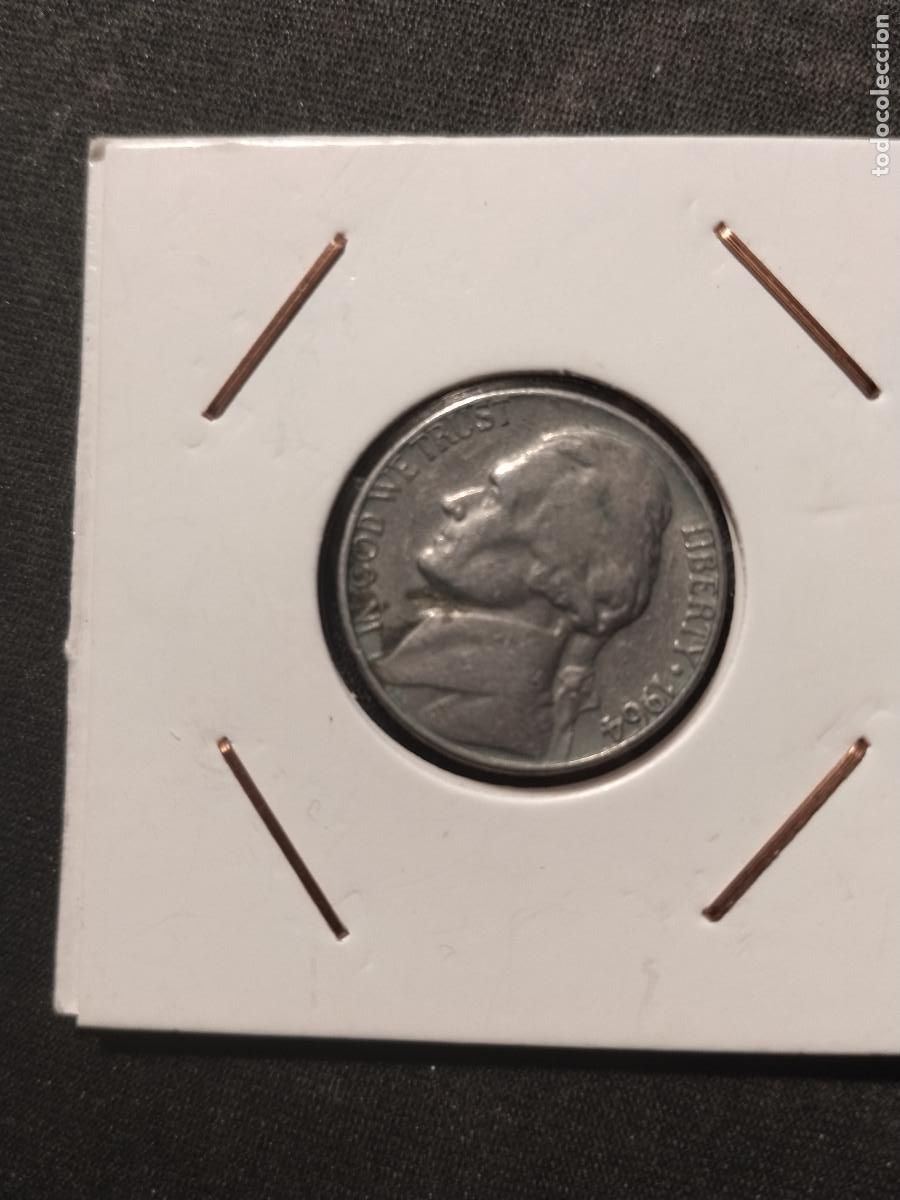 Monedas antiguas de Am&eacute;rica: ESTADOS UNIDOS 5 CENTS 1964 JEFFERSON NICKEL USA MONEDA AMERICANA