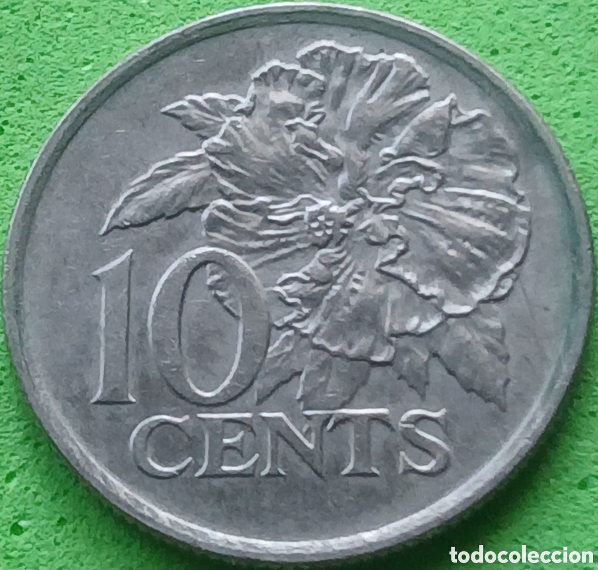 Monedas antiguas de Am&eacute;rica: Trinidad y Tobago 10 cents 1990 km#31