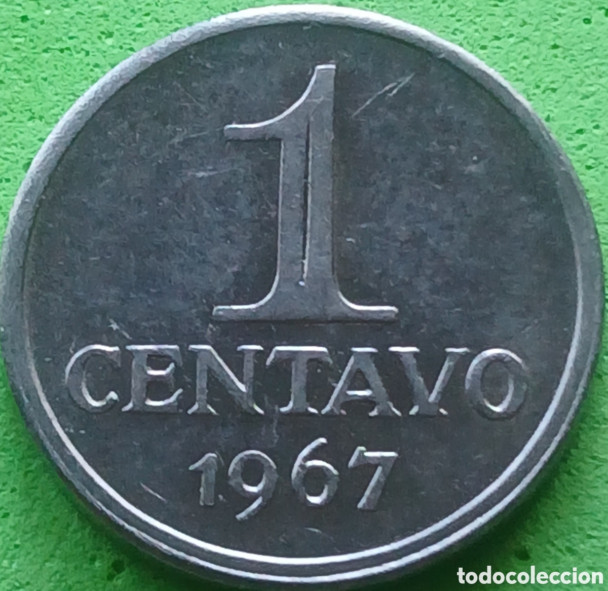 Monedas antiguas de Am&eacute;rica: Brasil 1 centavo 1967 km#575.1