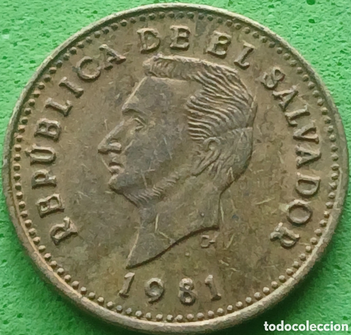 Monedas antiguas de Am&eacute;rica: El Salvador 1 centavo 1981 km#135.2a
