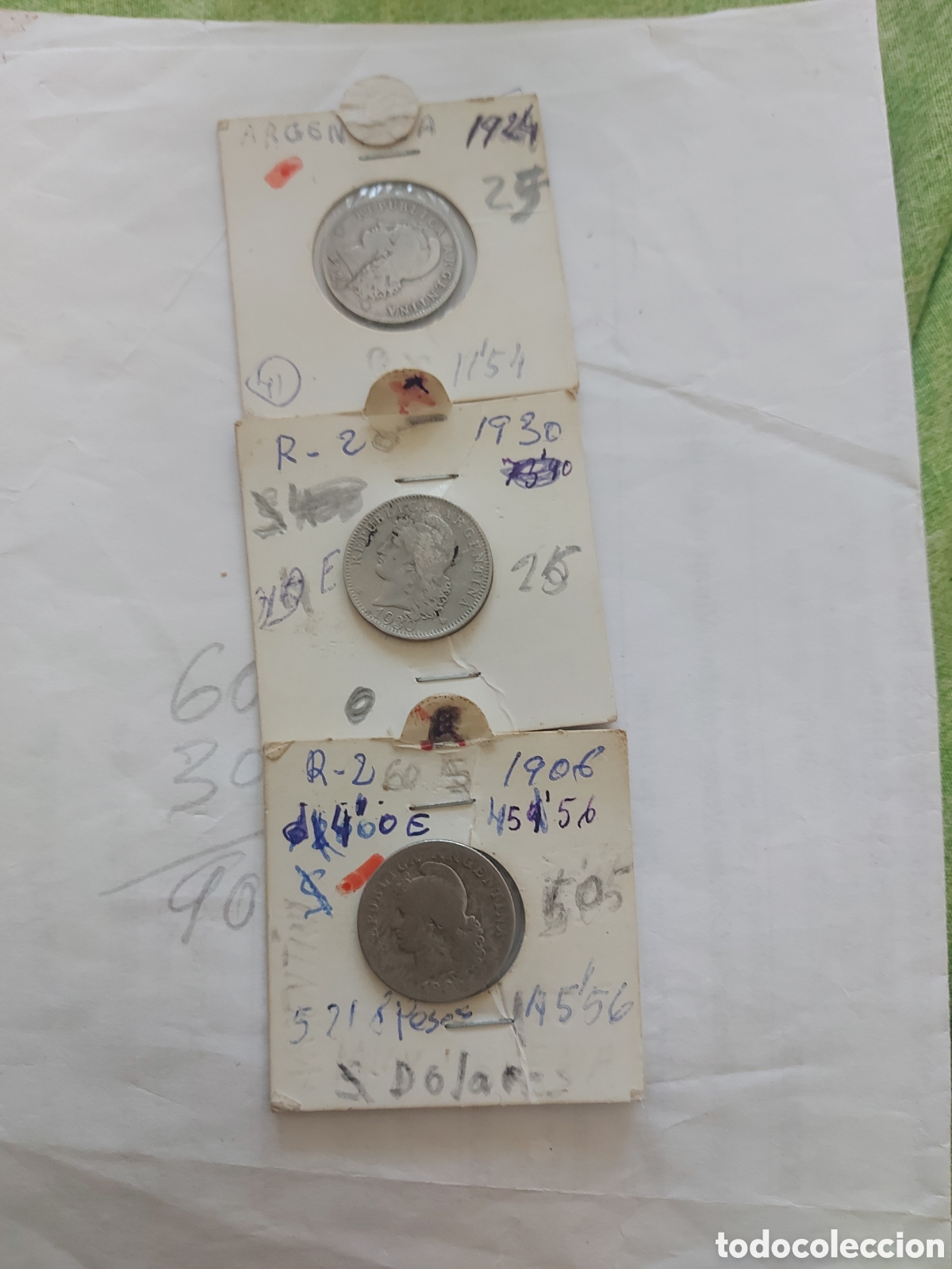 Monedas antiguas de Am&eacute;rica: 3monedasde Argentina a - Foto 2