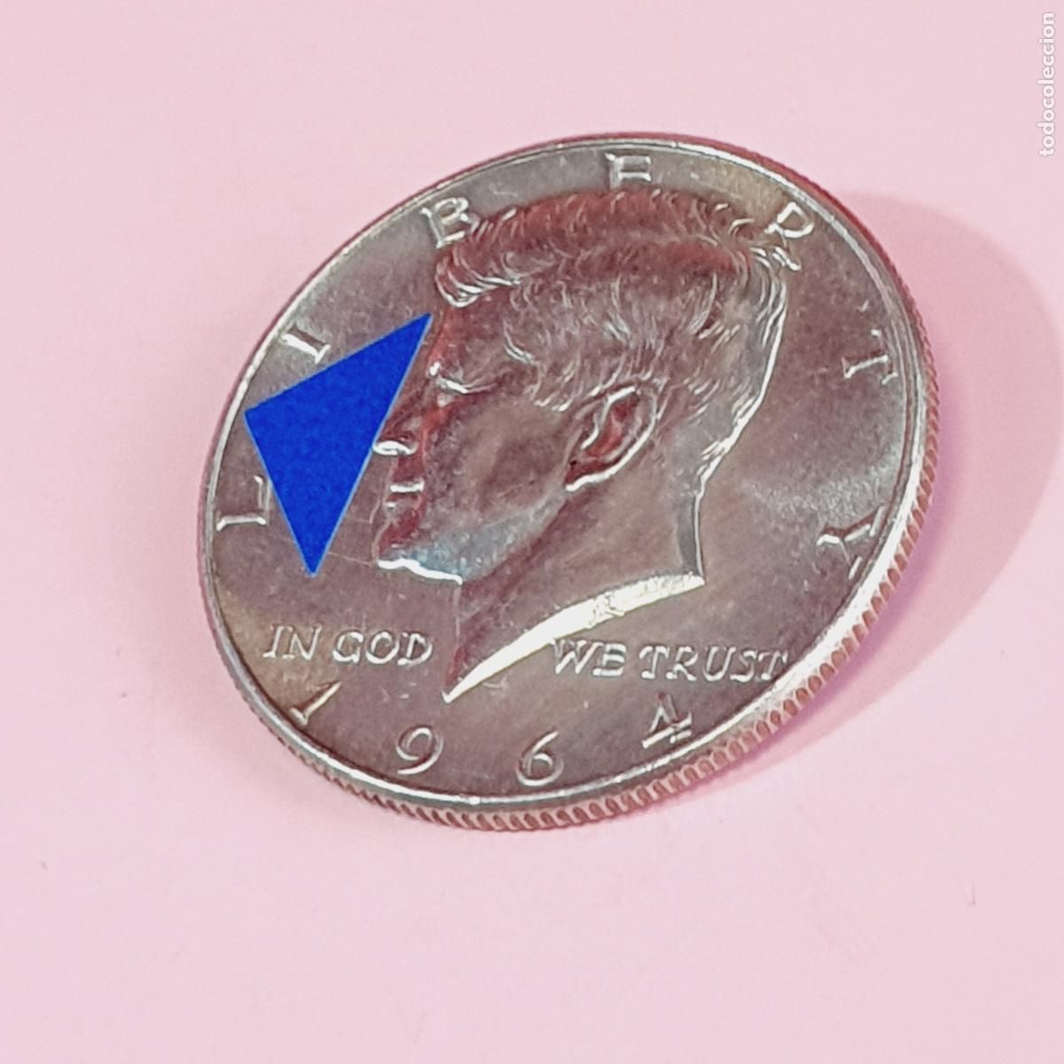 Monedas antiguas de Am&eacute;rica: MONEDA-U.S.A.-PLATA-JFK.(KENEDY)-COMO NUEVA-VER FOTOGRAF&Iacute;AS.