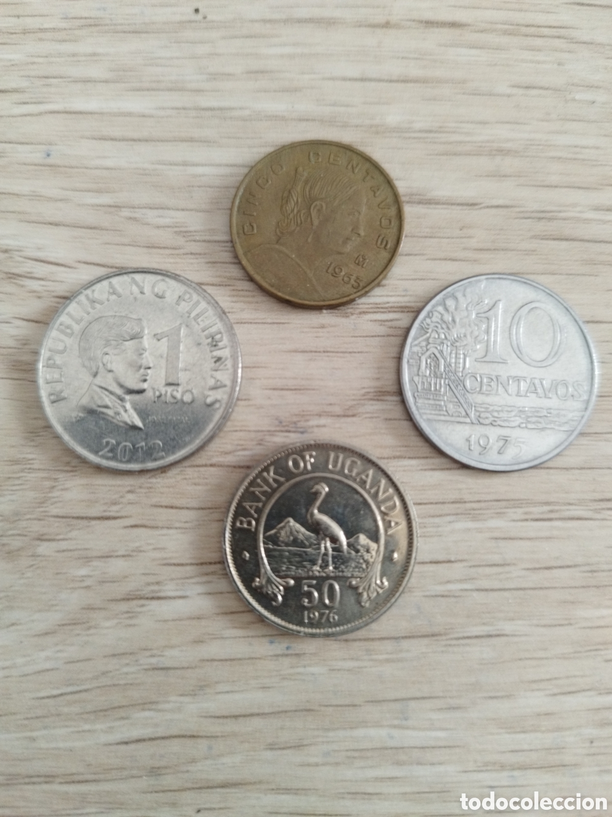 Monete antiche di America: Lote 4 monedas mundiales