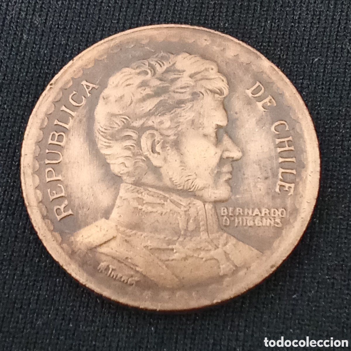 Monedas antiguas de Am&eacute;rica: Chile 1 peso a&ntilde;o 1953