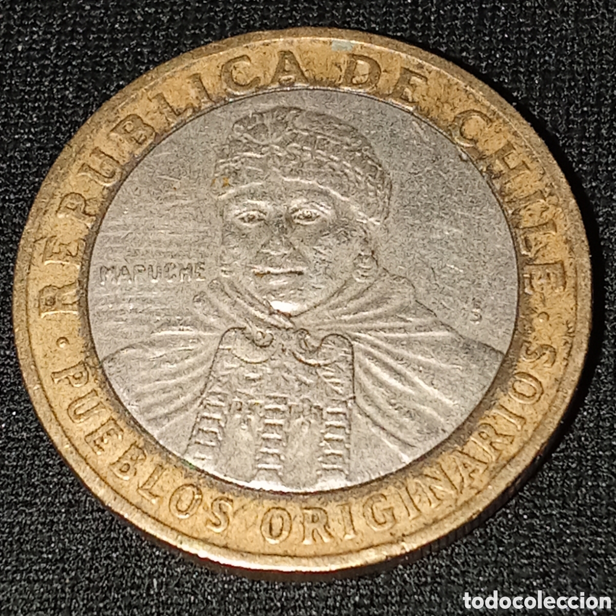 Monedas antiguas de Am&eacute;rica: Chile 100 pesos a&ntilde;o 2008
