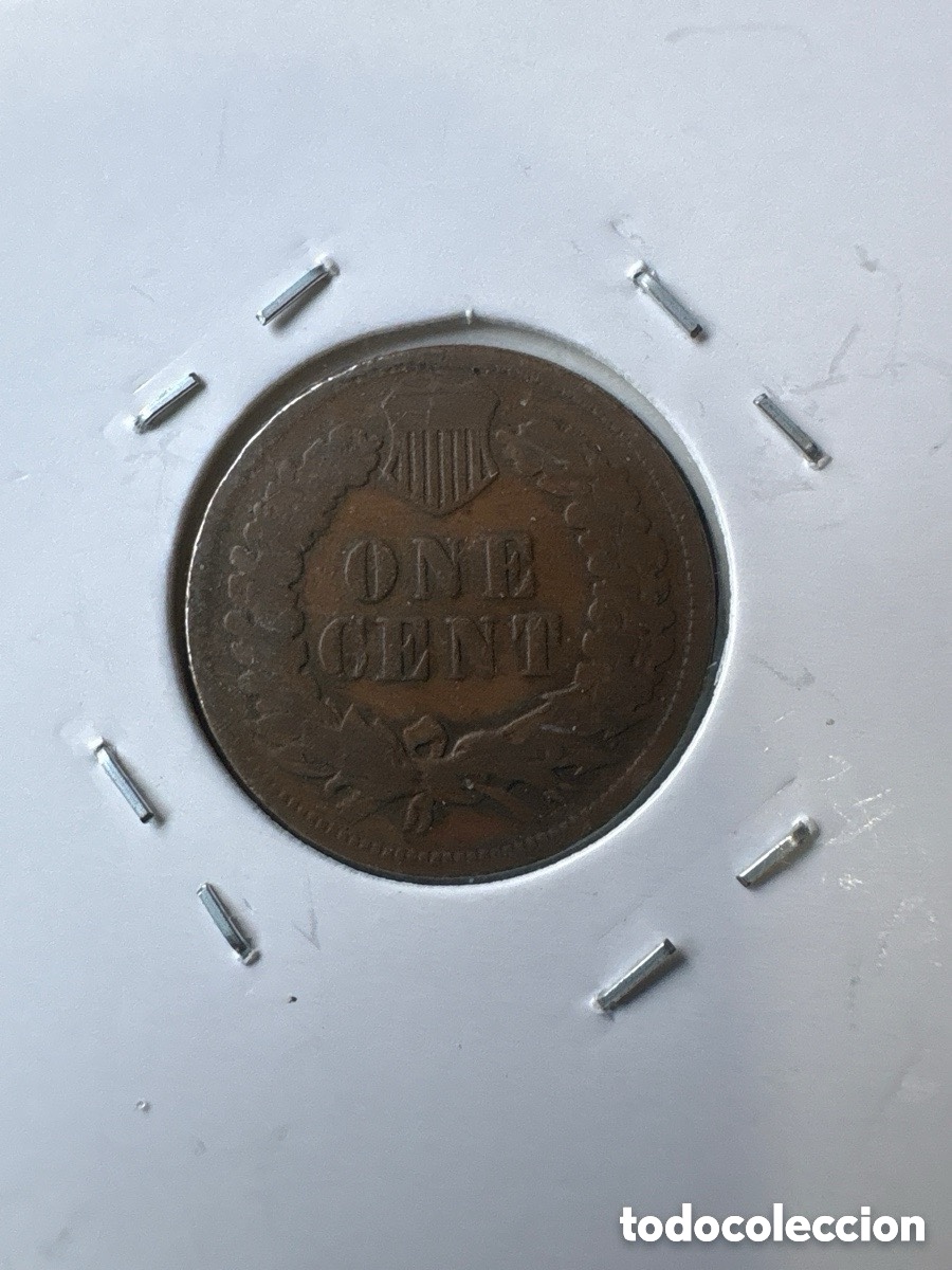 Monedas antiguas de Am&eacute;rica: Moneda 1 centavo 1906, EEUU (A6) - Foto 2