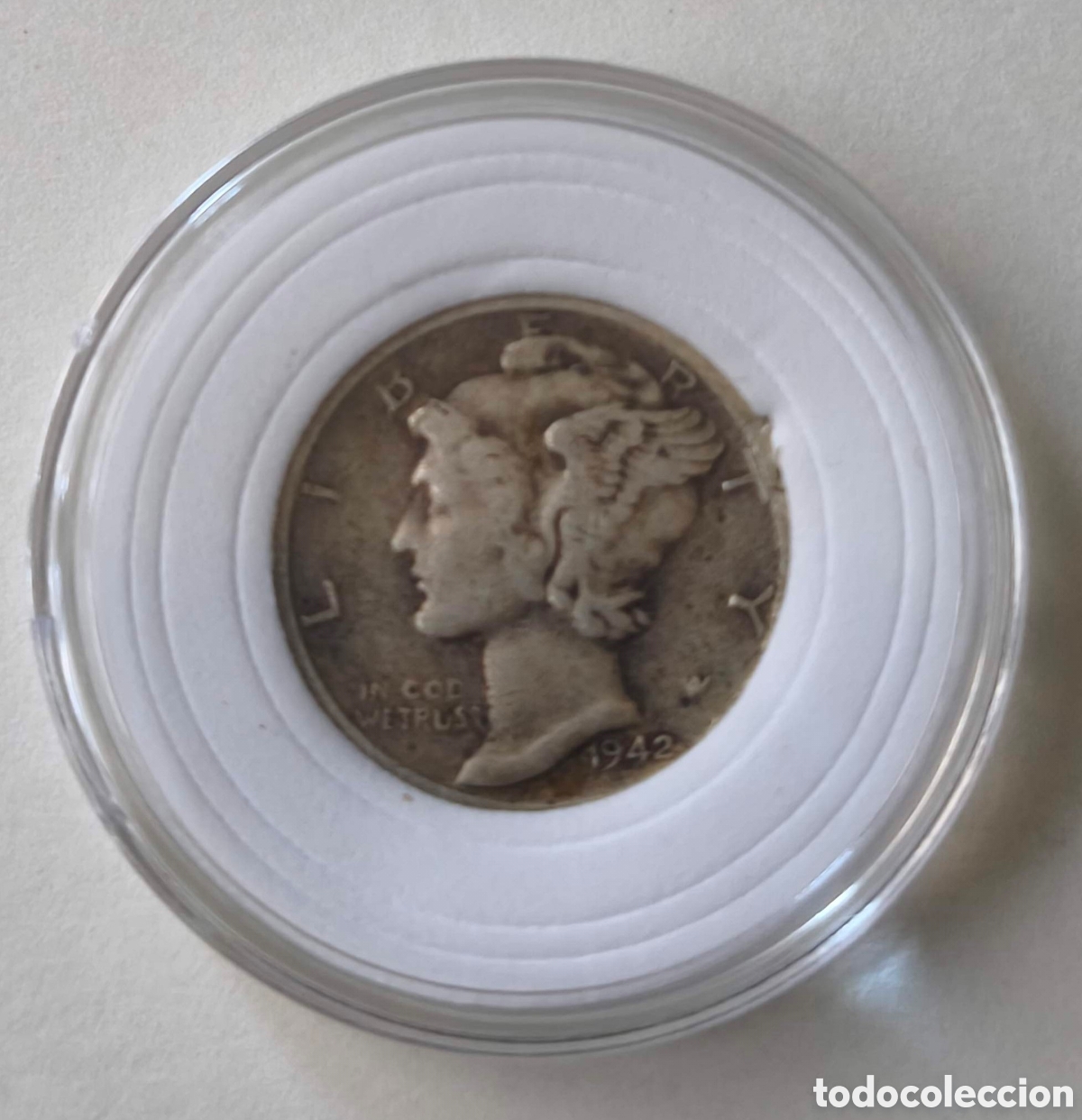 Monedas antiguas de Am&eacute;rica: EEUU. 1942. Dime Metcury - Foto 3