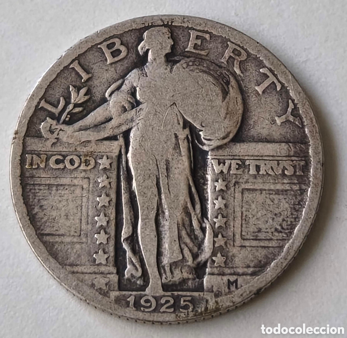 Monedas antiguas de Am&eacute;rica: EEUU. 1925. 1/4 d&oacute;lar