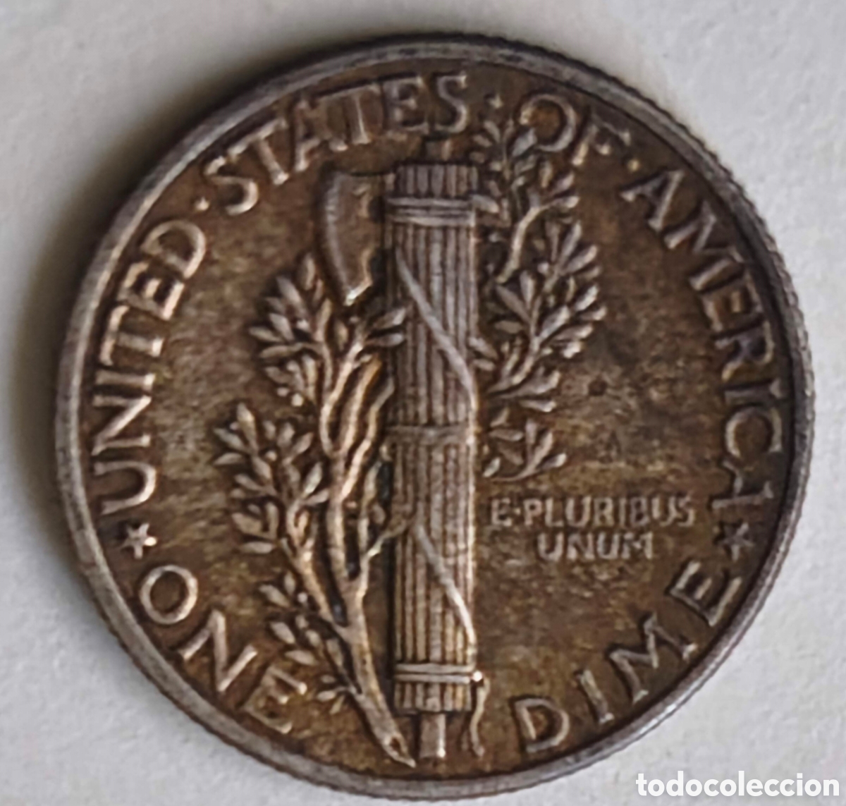 Monedas antiguas de Am&eacute;rica: EEUU. 1943. Dime Metcury - Foto 2