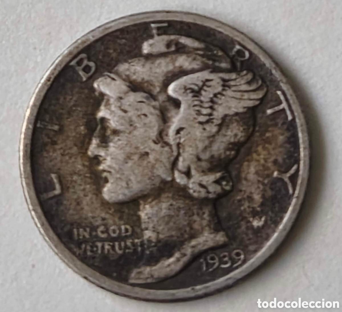 Monedas antiguas de Am&eacute;rica: EEUU. 1939. Dime Mercury