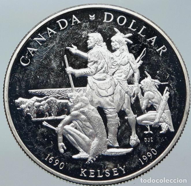 Monedas antiguas de Am&eacute;rica: CANADA 1 DOLAR 1990 .......