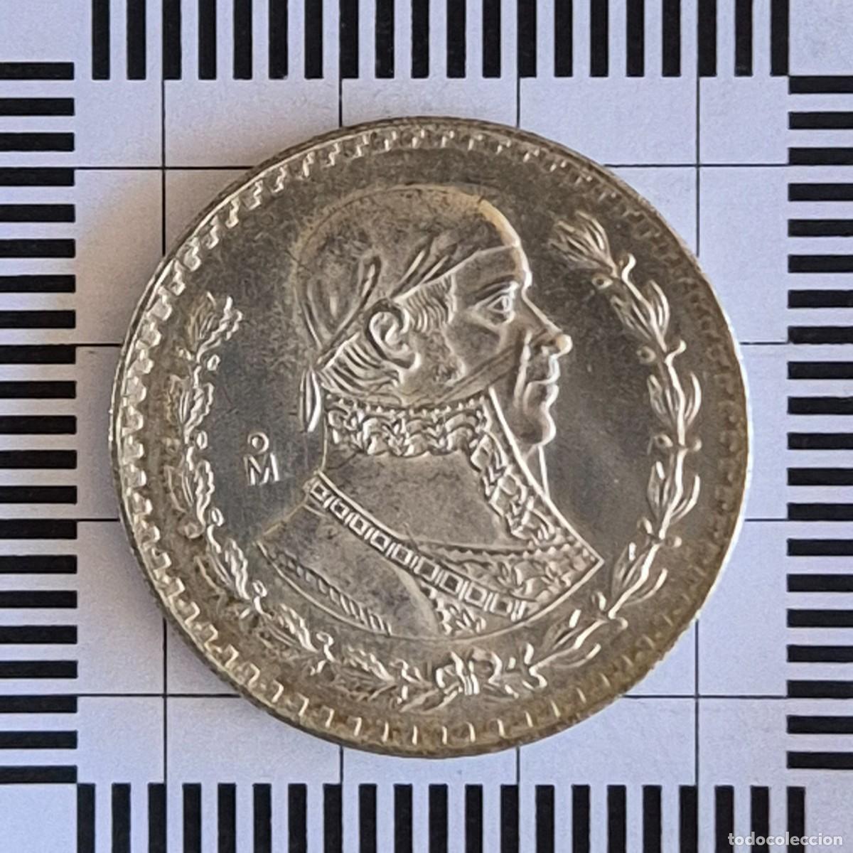 Monete antiche di America: 1 PESO, M&Eacute;XICO. 1961. (KM#459).