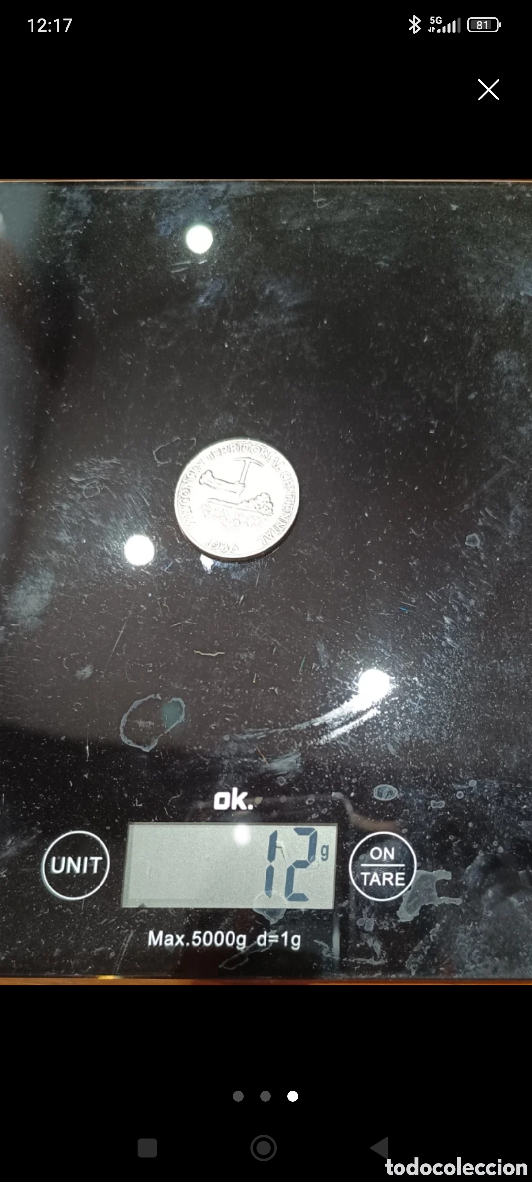 Monedas antiguas de Am&eacute;rica: Half dolar 1936 wisconsin - Foto 3