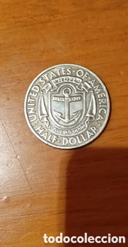 Monedas antiguas de Am&eacute;rica: Half dolar 1936 Rhode island - Foto 2