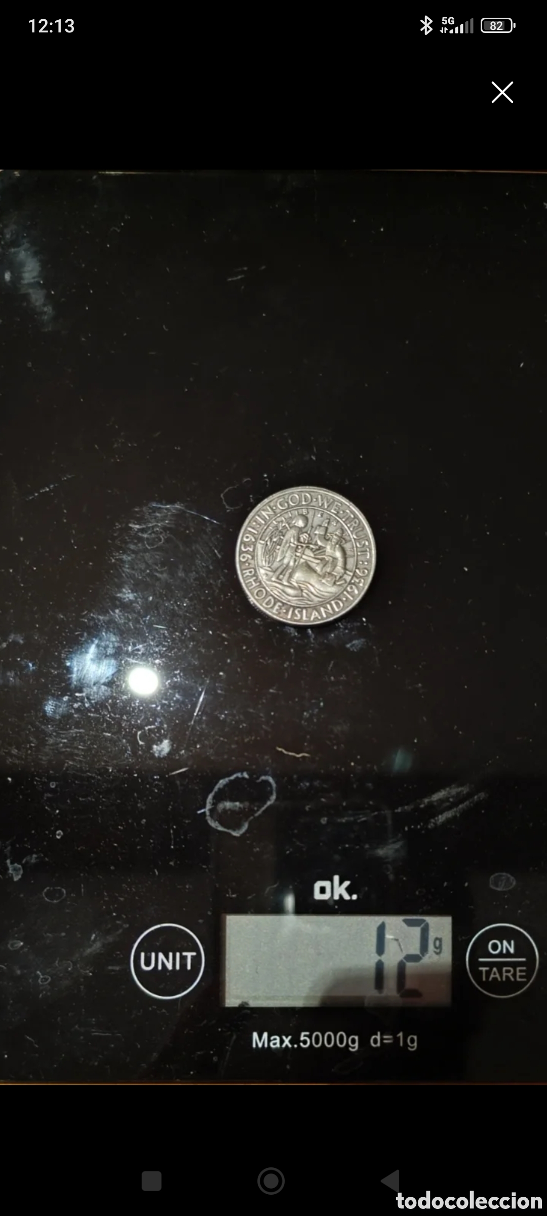 Monedas antiguas de Am&eacute;rica: Half dolar 1936 Rhode island - Foto 3